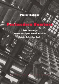 Postmodern Numbers