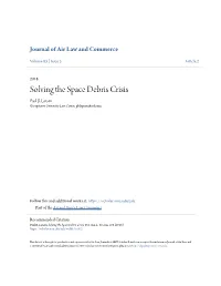 Solving the Space Debris Crisis Paul B