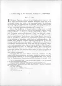 The Building of the Second Palace at Cuddesdon