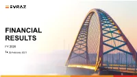 EVRAZ FY2020 Financial Results 2 Core Operations and Distribution Markets