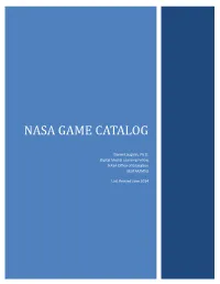 Nasa Game Catalog