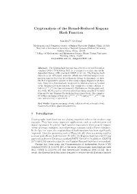 Cryptanalysis of the Round-Reduced Kupyna Hash Function