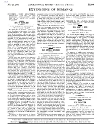 Extensions of Remarks E1209 EXTENSIONS of REMARKS