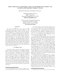 Mpeg Vbr Slice Layer Model Using Linear Predictive Coding and Generalized Periodic Markov Chains