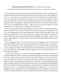 1 Re-Assessing Michael Groden: the Genesis of a Textual Scholar When