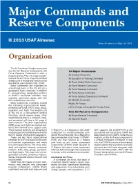 Major Commands and Reserve Components