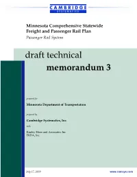 Passenger Rail System