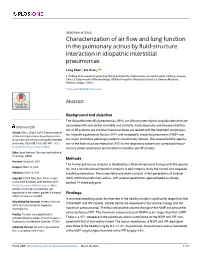 Characterization of Air Flow and Lung Function in the Pulmonary Acinus by Fluid-Structure Interaction in Idiopathic Interstitial Pneumonias