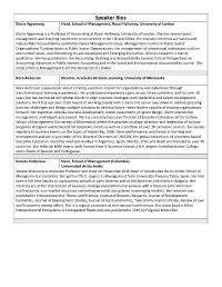 Global Diversity & Inclusion Summit Speaker Bios