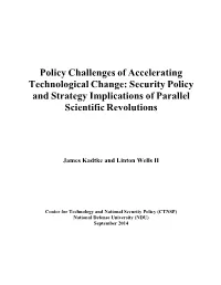 National Security Implications of Accelerating Technologies