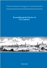 Reconsidering the Practice of CLIL and ELT