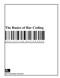 The Basics of Bar Coding