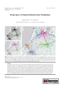 Design Space of Origin-Destination Data Visualization
