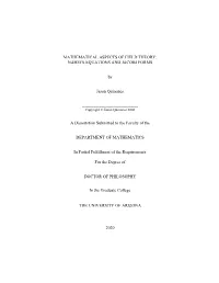 NAHM's EQUATIONS and JACOBI FORMS by Jason Quinones