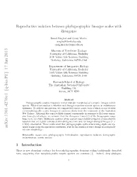 Reproductive Isolation Between Phylogeographic Lineages Scales with Divergence