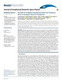 The Role of Localized Compressional Ultra-Low Frequency Waves In