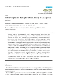 Valued Graphs and the Representation Theory of Lie Algebras