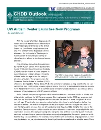 CHDD Outlook 2010 Issue #5 News from the Center on Human Development and Disability at the University of Washington Health Sciences Center CHDD | IDDRC | UCEDD