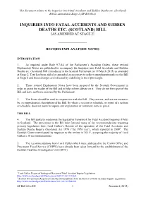 Explanatory Notes