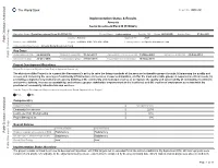 Implementation Status & Results