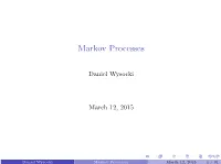 Markov Processes