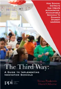 The Third Way: a Guide to Implementing Innovation Schools
