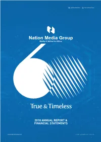 2018 Annual Report & Financial Statements