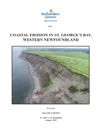 Coastal Erosion in St. George's