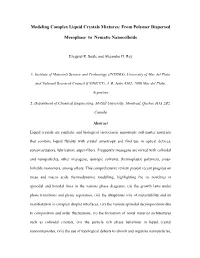 Modeling Complex Liquid Crystals Mixtures: from Polymer Dispersed