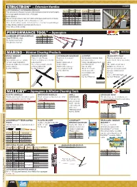PERFORMANCE TOOL® — Squeegees WIL/4022 SQUEEGEE with WASH BRUSH Part No
