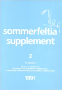 Sommerfeltia : Is Owned and Edited by the Botanical Garden And