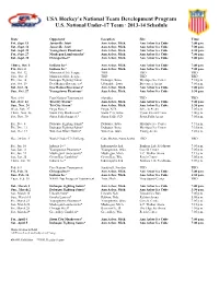 USA Hockey's National Team Development Program