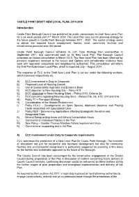 Introduction E) ECC Objection to New Housing Sites