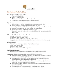 Lesson Eight