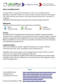 What Is Libreoffice Online?