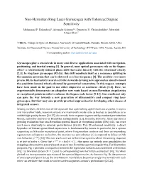 Non-Hermitian Ring Laser Gyroscopes with Enhanced Sagnac Sensitivity