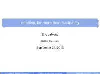 2013 Kernel Recipes Nftables