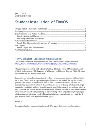 2014 Installing Tinyos 2.1.2 for Students
