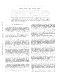 Primordial Fluctuations from Quantum Gravity