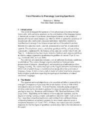 From Phonetics to Phonology: Learning Epenthesis