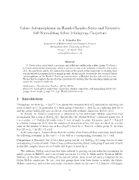 Galois Automorphisms on Harish-Chandra Series and Navarro’S Self-Normalizing Sylow 2-Subgroup Conjecture