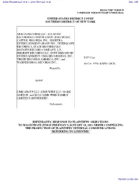 (Non-Motion), Objection