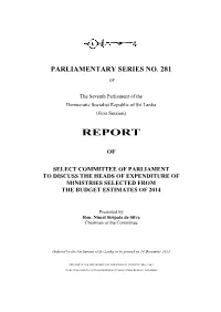 Select Committee Report