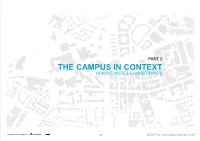 The Campus in Context Opportunities + Constraints