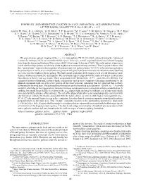 FEEDBACK and BRIGHTEST CLUSTER GALAXY FORMATION: ACS OBSERVATIONS of the RADIO GALAXY TN J1338�1942 at Z =4.11 Andrew W