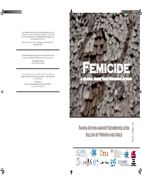 Femicide – a Global Issue That Demands Action, Volume IV