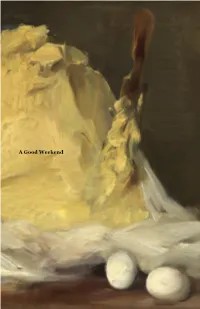 A Good Weekend Cookbook