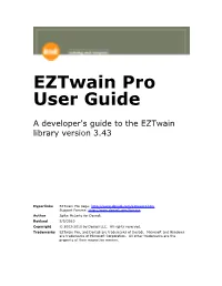 Eztwain Pro User Guide