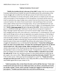 Fighting Temptation: the Sin Cycle”