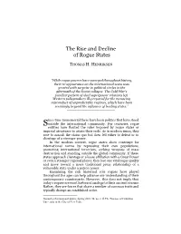 The Rise and Decline of Rogue States